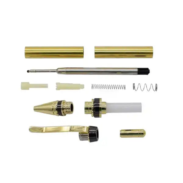Cigar Click Pen Kit - Gun Metal & Gold CIG-CLK-GMG - craft kits