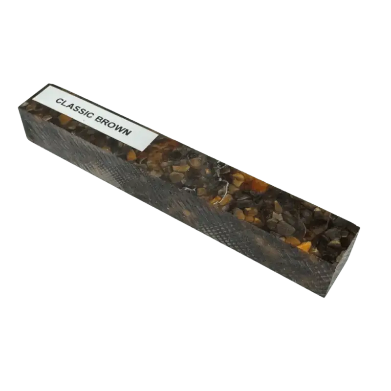 Classic Brown Kirinite Pen Turning Blank - Kirinite Pen Blanks