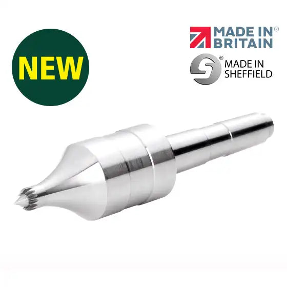 Coronet Falcon 10mm (3/8’’) Multi-Tooth Sprung Point Live Centre - Record Power 103960