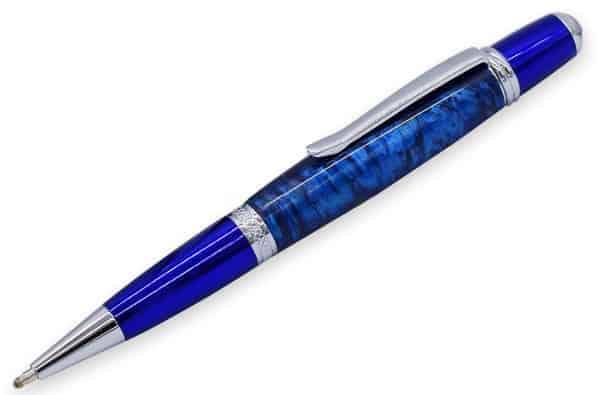 Chrome & Blue Cerra Pen Kit