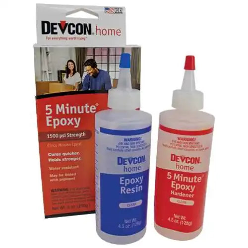 Devcon 2 part 5 minute epoxy 256g (Bottles) EPOXY-DEV-256G - Adhesives