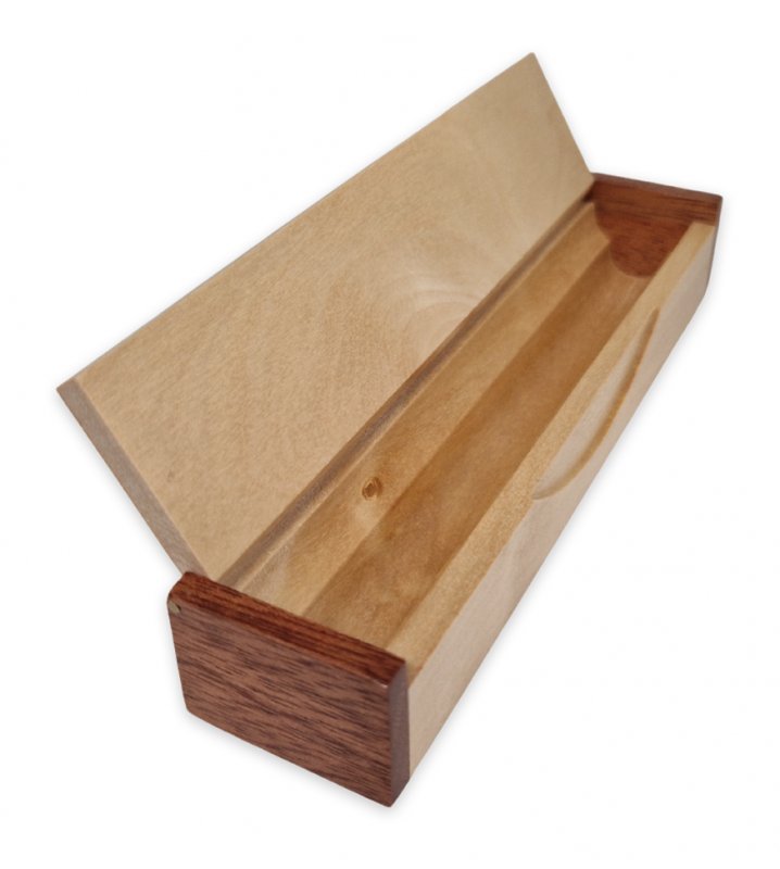Wooden Square Pen Box
