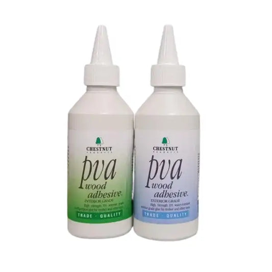 Exterior PVA Wood Adhesive 250ml Chestnut Products EPVAQWA-CP-250 - Glue