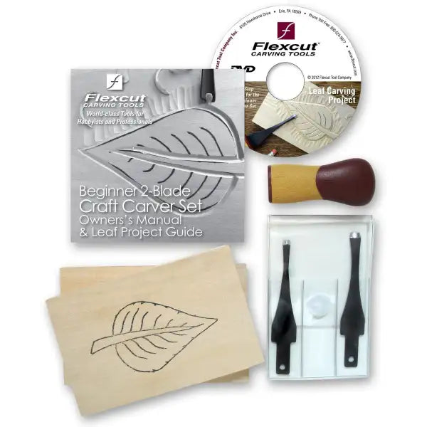 Flexcut Beginner’s 2 Blade Craft Carving Set - SK111