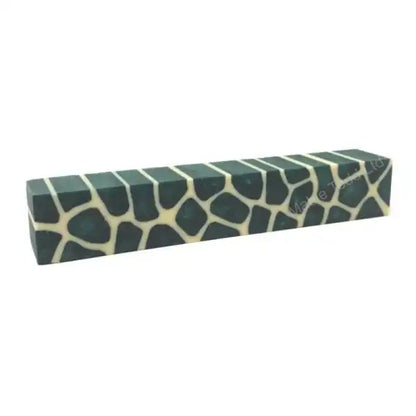 Giraffe & Zebra Pen Blanks KD12 - Emerald Green Giraffe - Pen Blanks