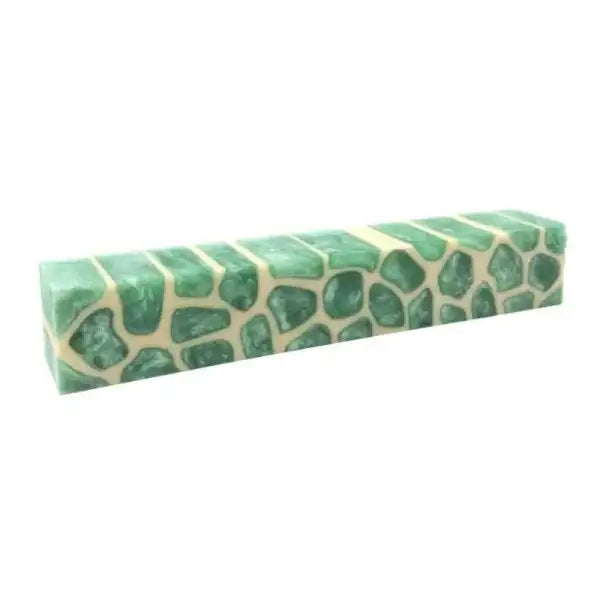 Giraffe & Zebra Pen Blanks KD10 - Mint to Be Giraffe - Pen Blanks