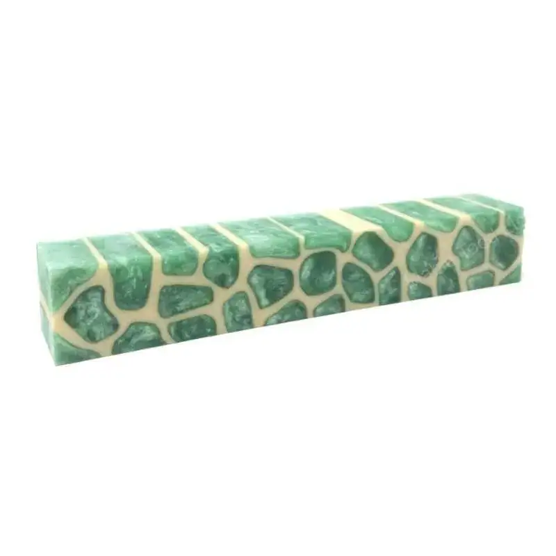 Giraffe & Zebra Pen Blanks - Mint to Be Giraffe - Pen Blanks