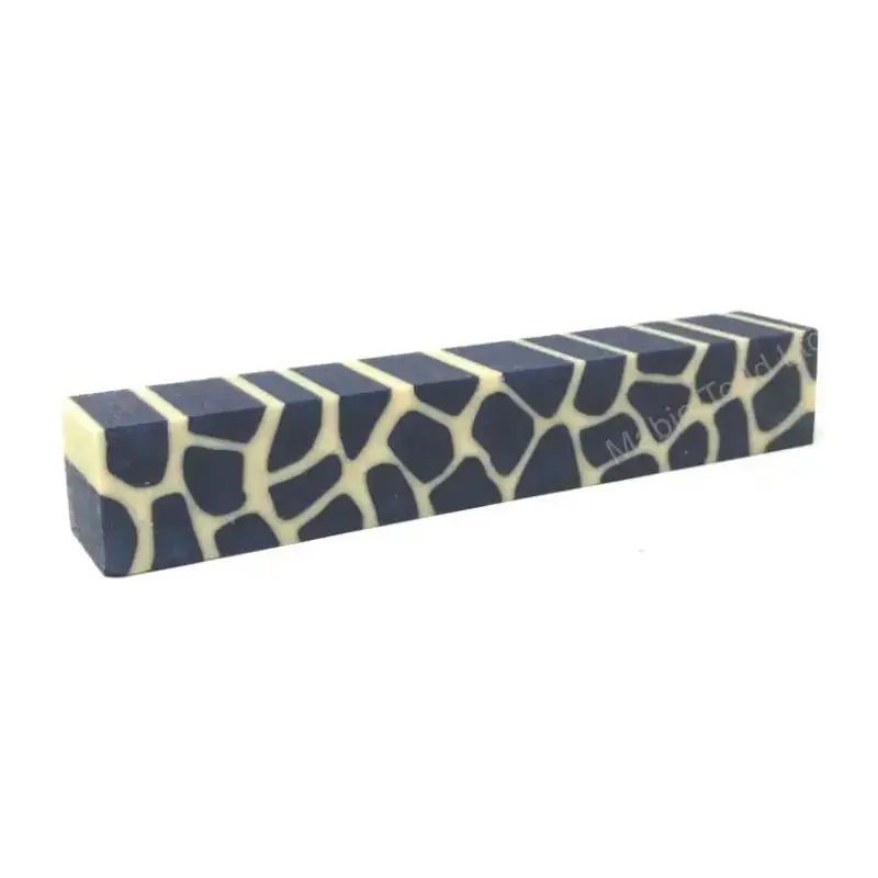 Giraffe & Zebra Pen Blanks - Navy Blue Giraffe - Pen Blanks