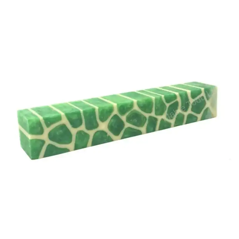 Giraffe & Zebra Pen Blanks - Slime Green Giraffe - Pen Blanks