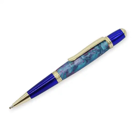 Gold & Blue Cerra Pen Kit gld-blue-cerra - Pen Kit