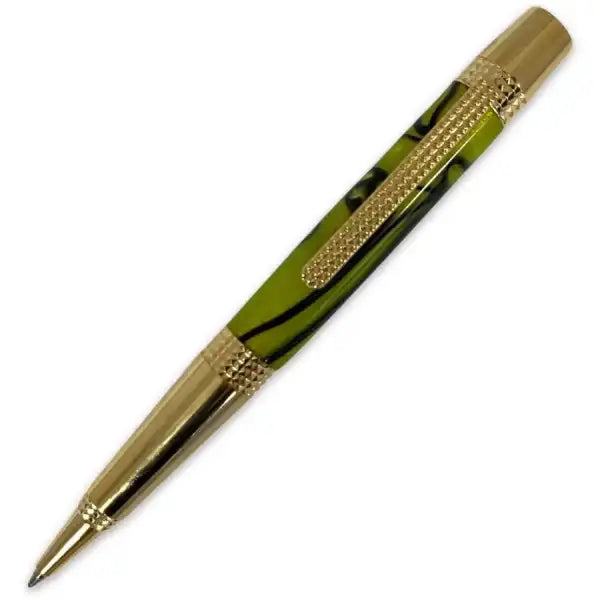 Gold Pyramidal Sienna Twist Pen Kit Craft-PYRGOSP - Pen Kit
