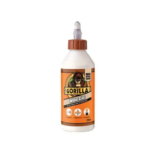 Gorilla PVA Wood Glue - 236ml GRGGWG236 - Adhesives