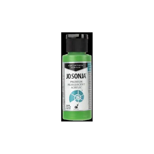 Green Premium Pearlescent Acrylic Paint 60ml - Chroma’s Jo Sonja JS-3690