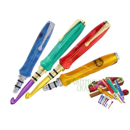 Interchangeable Crochet Hook Kit Set - Chrome & Colour - Project Kit