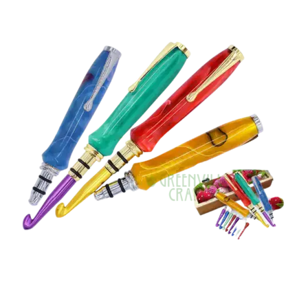 Interchangeable Crochet Hook Kit Set - Chrome & Colour - Project Kit