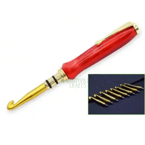 Interchangeable Crochet Hook Kit Set - Project Kit