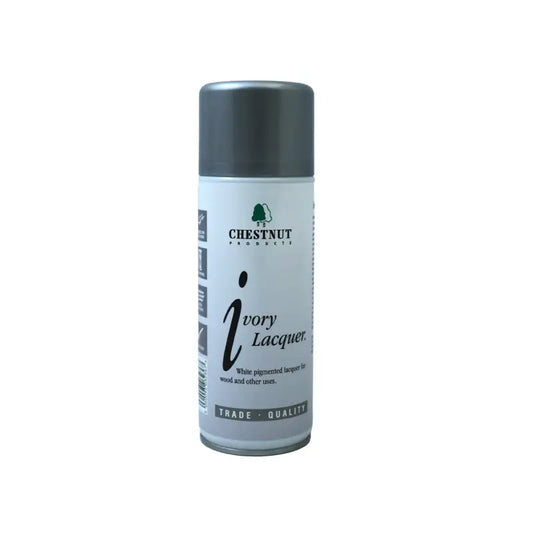 Ivory Lacquer Spray 400ml - Chestnut Products - Finishing Products