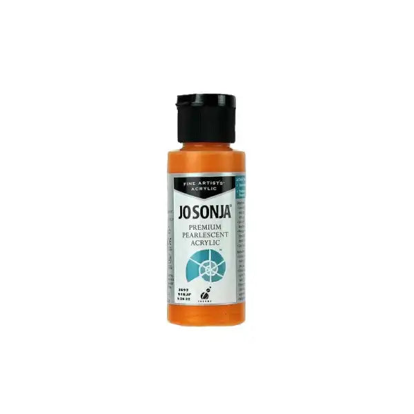 Jo Sonja Orange Premium Pearlescent Acrylic Paint - 60ml JS-3692