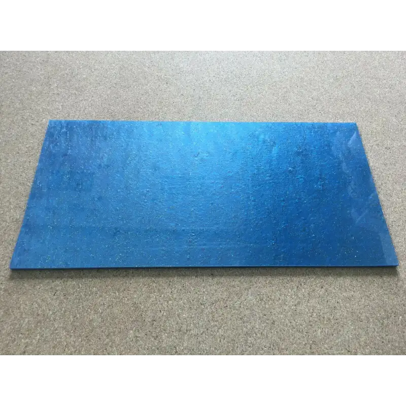Kirinite Glitter Blue Sparkle Metal Flake Craft Sheet 300mm x 150mm x 3mm - Acrylic Sheets