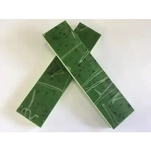 Kirinite Pepper Jade Knife Scales - Set of 2 - Kirinite Knife Scales