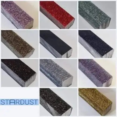 Kirinite Stardust Glitter Pen Blanks - Kirinite Pen Blanks