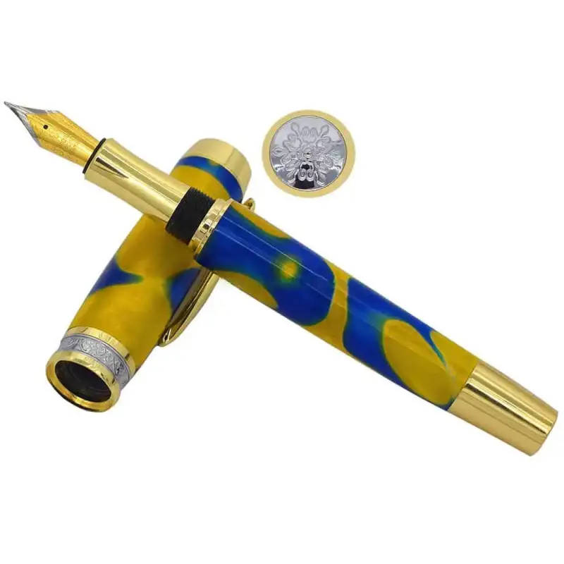 Large Jr Gentleman Fountain Pen (new style) - Gold - Large Jr Gent Pen Kits