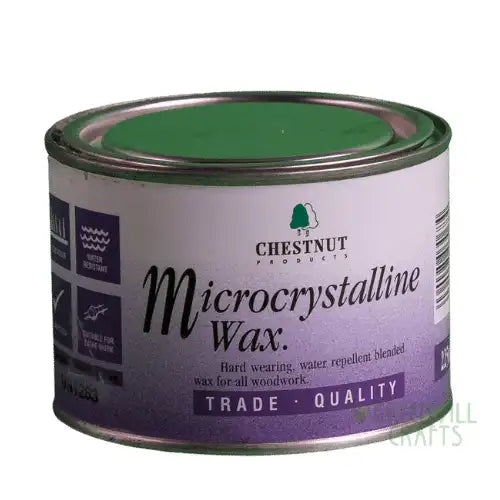 Microcrystalline Wax -225ml Tin - Chestnut Products CHESS-MCW-225ML - Finishing Waxes