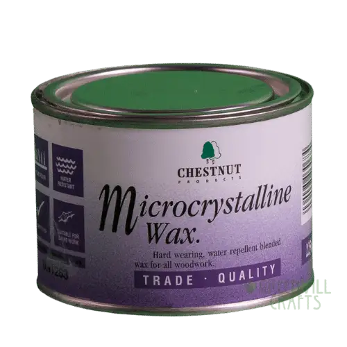 Microcrystalline Wax -225ml Tin - Chestnut Products - Finishing Waxes