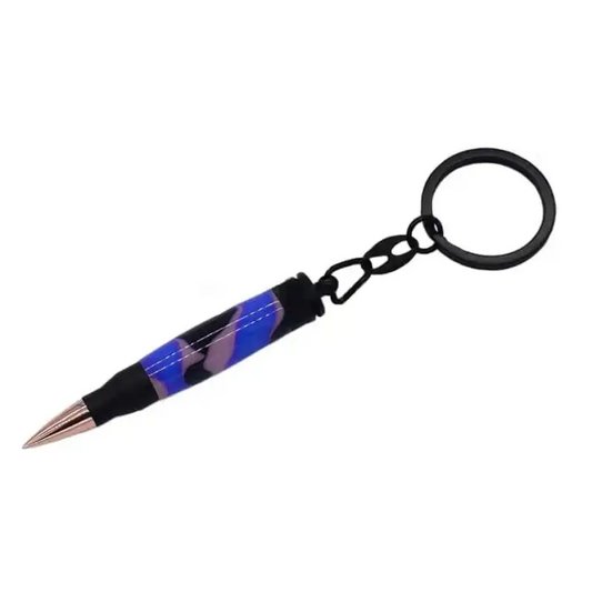 Mini bullet keyring kits in black - 10 Pack with bushings - Project Kit