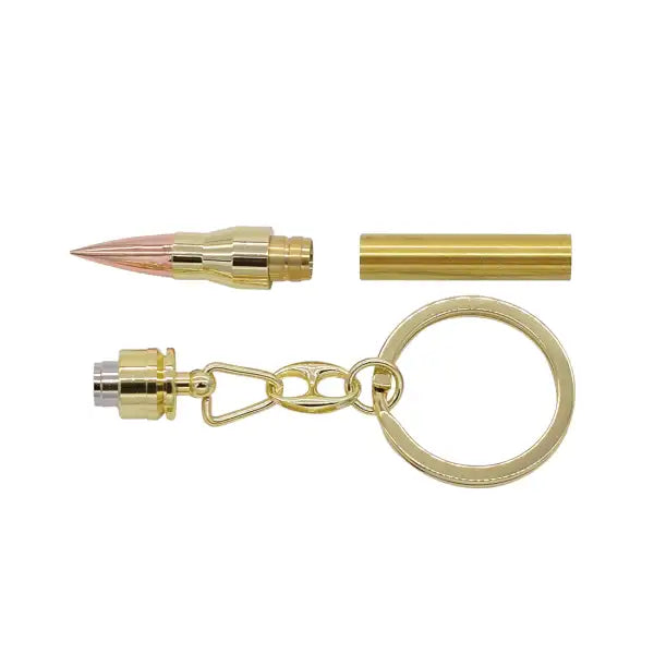 Mini bullet keyring kits - Gold PROJ-MINBUL-GLD