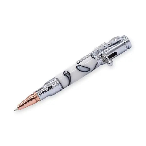 Mini Rifle Bolt Pen Kit - Chrome - Pen Turning Kits