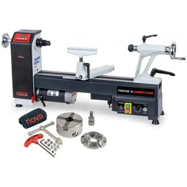 NOVA Comet II DR Lathe with G3 Chuck & Stand Bundle TR4604 + TR47050 - Lathe
