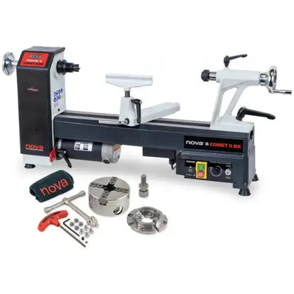 NOVA Comet II DR Lathe with G3 Chuck & Stand Bundle TR4604 + TR47050 - Lathe