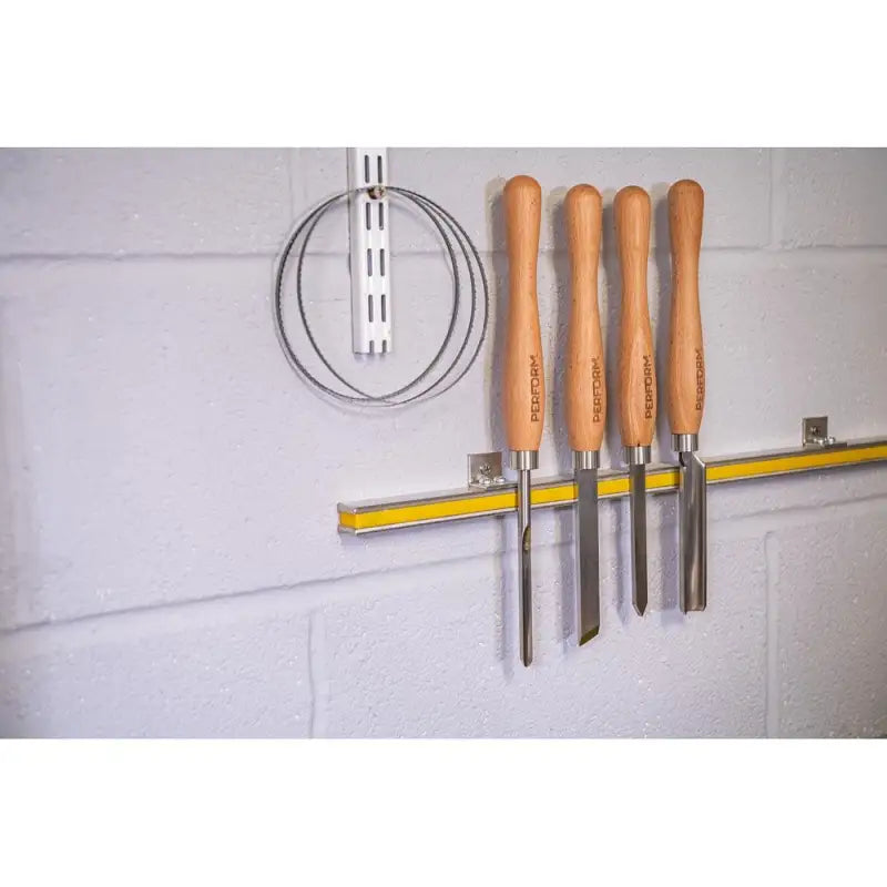 Perform 4 Piece HSS Woodturning Chisel Set - Woodturning Tools