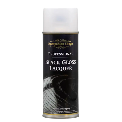 Pro Black Gloss Lacquer Spray - Hampshire Sheen - Finishing products