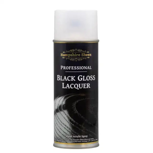 Pro Black Gloss Lacquer Spray - Hampshire Sheen - Finishing products