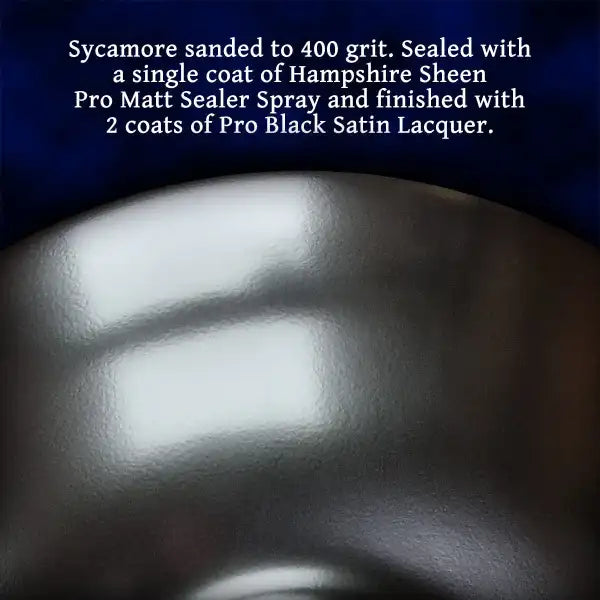 Pro Black Satin Lacquer Spray - Hampshire Sheen HSPSBL400 - Finishing products