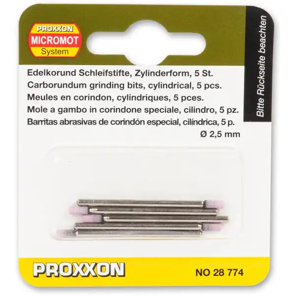 Proxxon Carborundum Grinding Bits 7 mm (5 Pack) P-28778