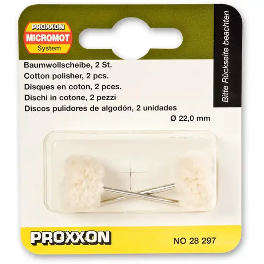 Proxxon Felt Polisher 22 mm (2 Pack) 28299 P-28299
