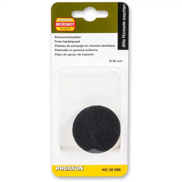 Proxxon Foam Backing Pad 50 mm For Polishers P-29098