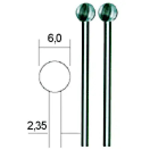 Proxxon High Speed Steel Cutters 6 mm (2 Pack) P-28725