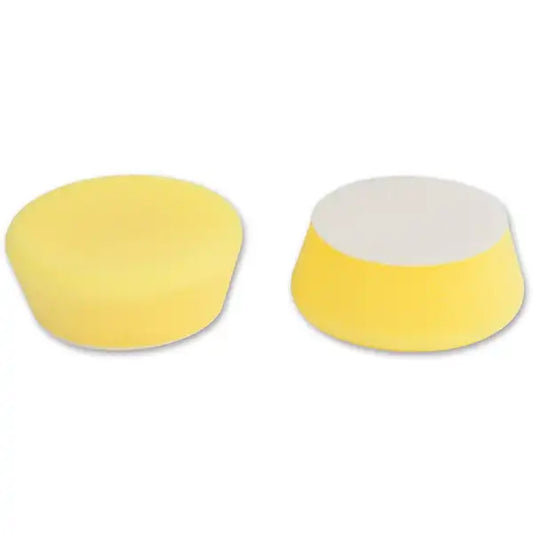 Proxxon Medium Yellow Polishing Sponges - 2 Pieces P-29094