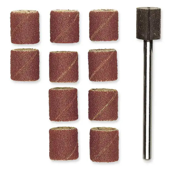 Proxxon Sanding Drum 120G (10 Pack) + Mandrel 28978 P-28978