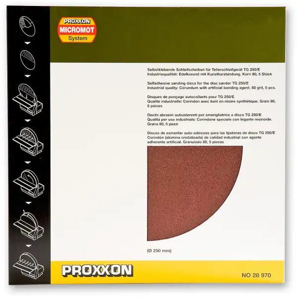Proxxon Sanding Pads For Tg 250/E (5) - 150 G P-28972