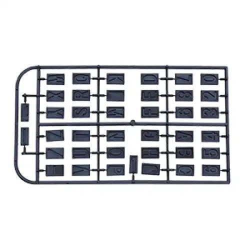 Proxxon Set Of Letters & Figures For GE70 Engraver