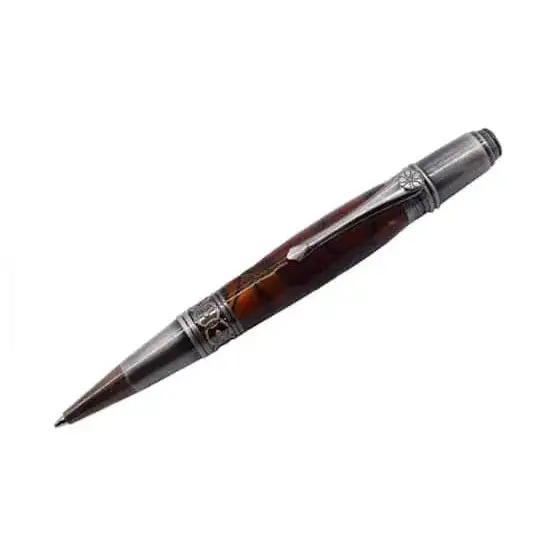 ProzX Art Deco Pen Kit - Antique Rose Copper and Gun-Polish - ProzX Art Deco Pen Kits