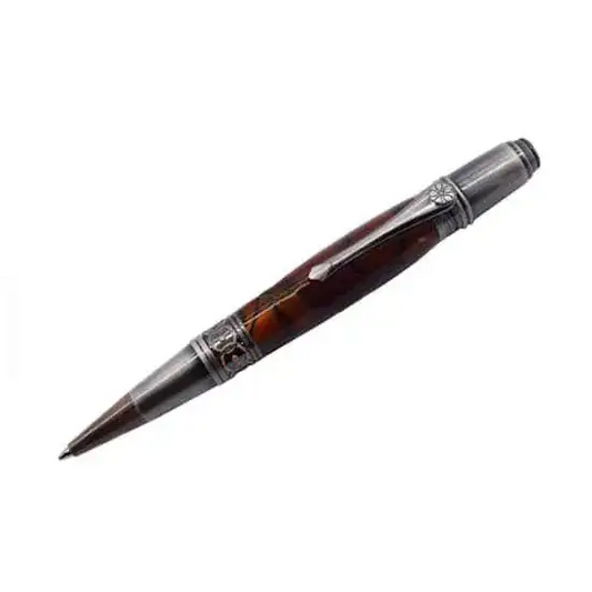 ProzX Art Deco Pen Kit - Antique Rose Copper and Gun-Polish - ProzX Art Deco Pen Kits