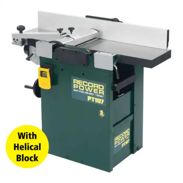 PT107 4 Slot 10’’ x 7’’ Helical Block Heavy Duty Planer Thicknesser (4-Spiral) (47503) 47503