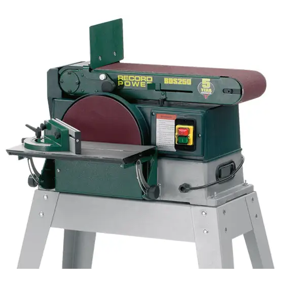 Record Power BDS250 10’’ x 6’’ Belt & Disc Sander - sander