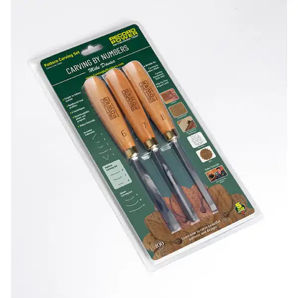 Record Power Carving Tools - Pattern Carving Set 50003
